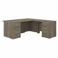 Bush Business Furniture Desk, Exec, L-Shape, w/Storage, 71inx77inx29.84in, Mod Hickory BSHOF5004MHSU